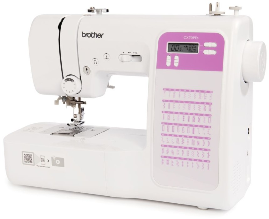 Máquina de costura eletrônica Brother CX70 PES (Patchwork Edition) 70 pontos