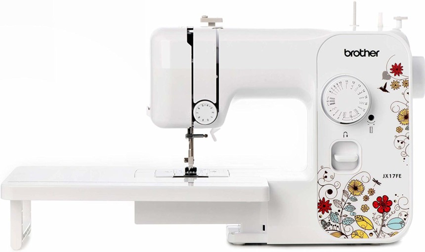 Brother JX17FE (Fantasy Edition) Macchina per Cucire con 17 Punti di Cucitura, per Principianti, Cucitrice Automatica - Offerta con Tavolo prolunga