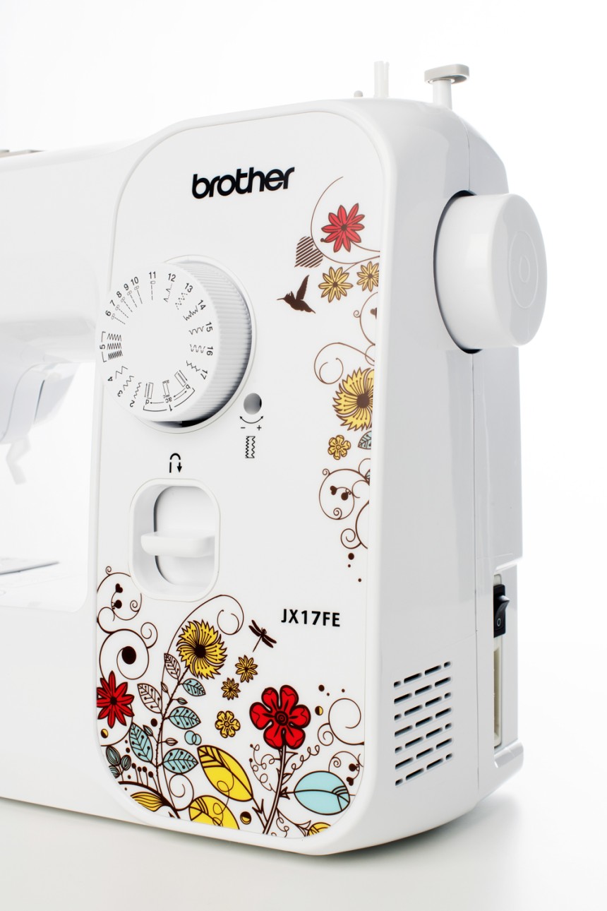 Brother JX17FE (Fantasy Edition) Macchina per Cucire Automatica con 17 Punti di Cucito, Completa e Facile per Principianti - Offerta con Tavolo prolunga e Borsa