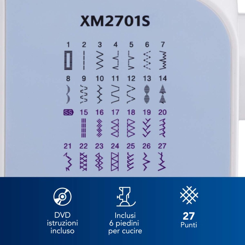 Macchina per cucire Brother XM2701S