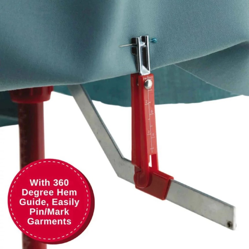 Manichino sartoriale regolabile DF150 Singer Red - Busto da sarta Small Medium Taglie 40/42 44 46 48