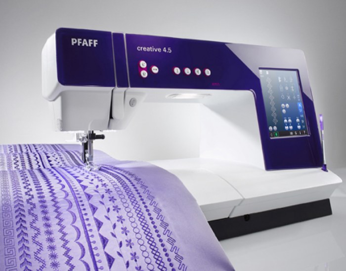 Máquina de coser y bordar Pfaff Creative 4.5 + unidad de bordado  360 x350